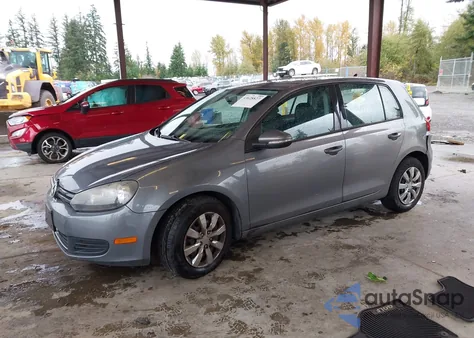 2012 Volkswagen Golf 2.5L 4-Door из США, поврежденный, VIN WVWDB7AJ2CW341154